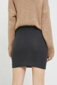 Спідниця Noisy May City колір сірий mini пряма