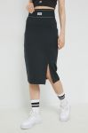 Спідниця Fila колір чорний midi олівець Спідниця Fila колір чорний midi олівець