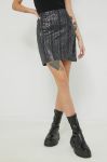 Спідниця JDY Shila колір чорний mini пряма Спідниця JDY Shila колір чорний mini пряма