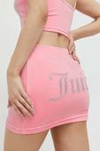 Спідниця Juicy Couture колір рожевий mini олівець Спідниця Juicy Couture колір рожевий mini олівець
