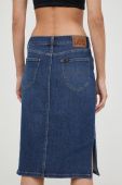 Джинсова спідниця Lee колір синій mini олівець Джинсова спідниця Lee колір синій mini олівець