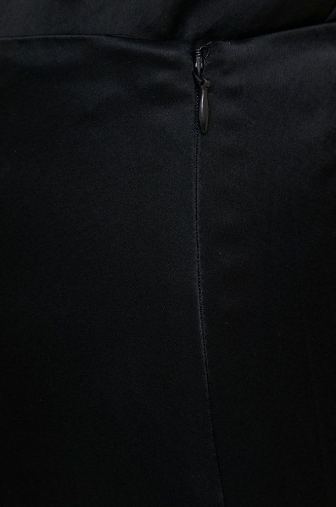 Спідниця Polo Ralph Lauren колір чорний midi пряма фото 4