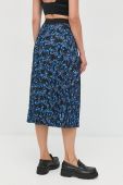 Спідниця Karl Lagerfeld колір синій midi пряма