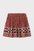 Дитяча спідниця Mayoral колір червоний midi розкльошена