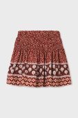 Дитяча спідниця Mayoral колір червоний midi розкльошена