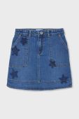Дитяча джинсова спідниця Mayoral mini пряма колір блакитний (2519986)