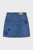 Дитяча джинсова спідниця Mayoral mini пряма колір блакитний (2519986)