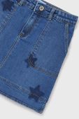 Дитяча джинсова спідниця Mayoral mini пряма колір блакитний (2519986)