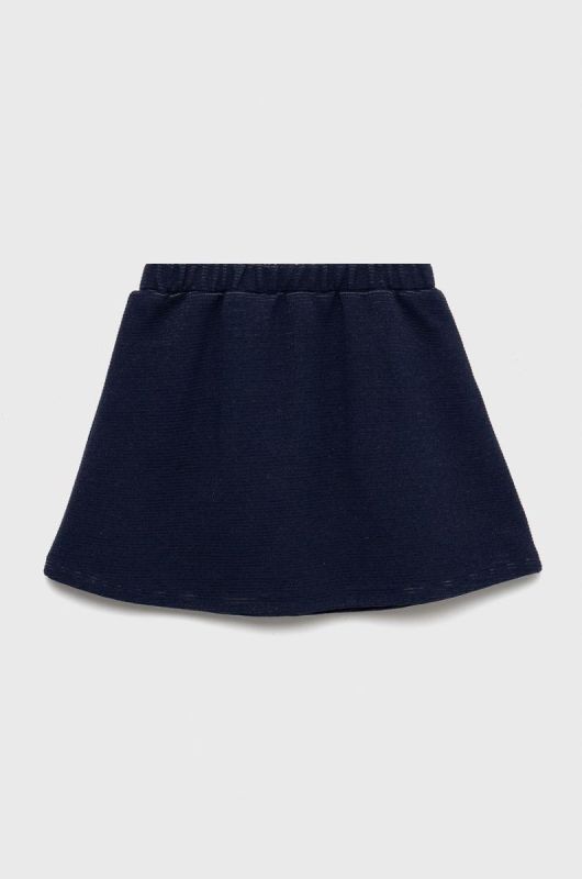 Дитяча спідниця United Colors of Benetton колір синій mini розкльошена (2739570) фото 2