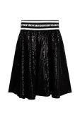 Дитяча спідниця Dkny колір чорний mini розкльошена (2698858)