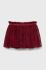 Дитяча спідниця Birba&Trybeyond колір бордовий midi розкльошена