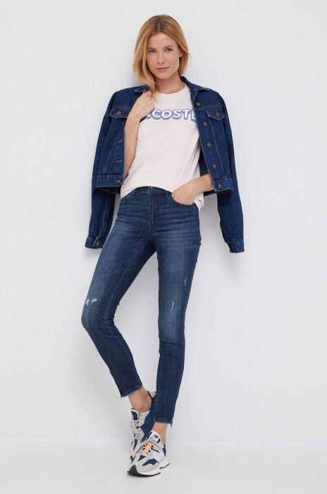 Джинси Vero Moda жіночі середня посадка колір темно-синій (2545490)