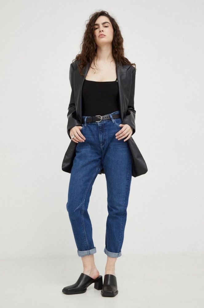 Джинси G-Star Raw жіночі висока посадка колір блакитний (2620031) фото 2