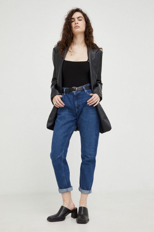 Джинси G-Star Raw жіночі висока посадка колір блакитний (2620031) фото 2