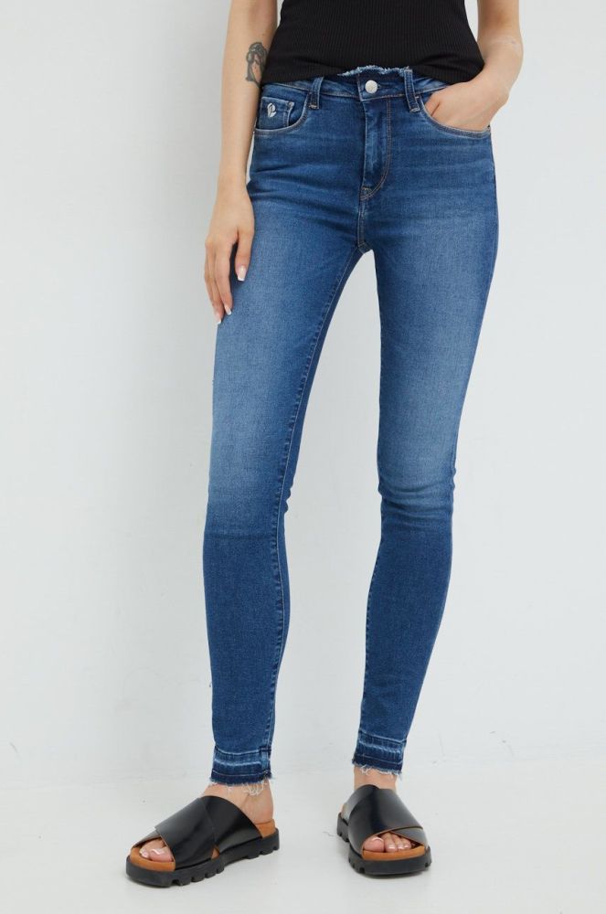 Джинси Pepe Jeans жіночі висока посадка колір темно-синій (2481361)