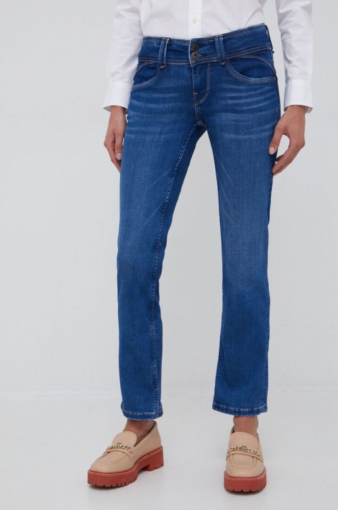 Джинси Pepe Jeans жіночі середня посадка колір блакитний (2486197) фото 2