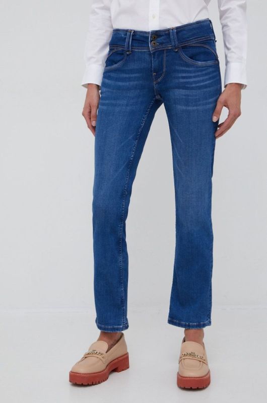 Джинси Pepe Jeans жіночі середня посадка колір блакитний (2486197) фото 2