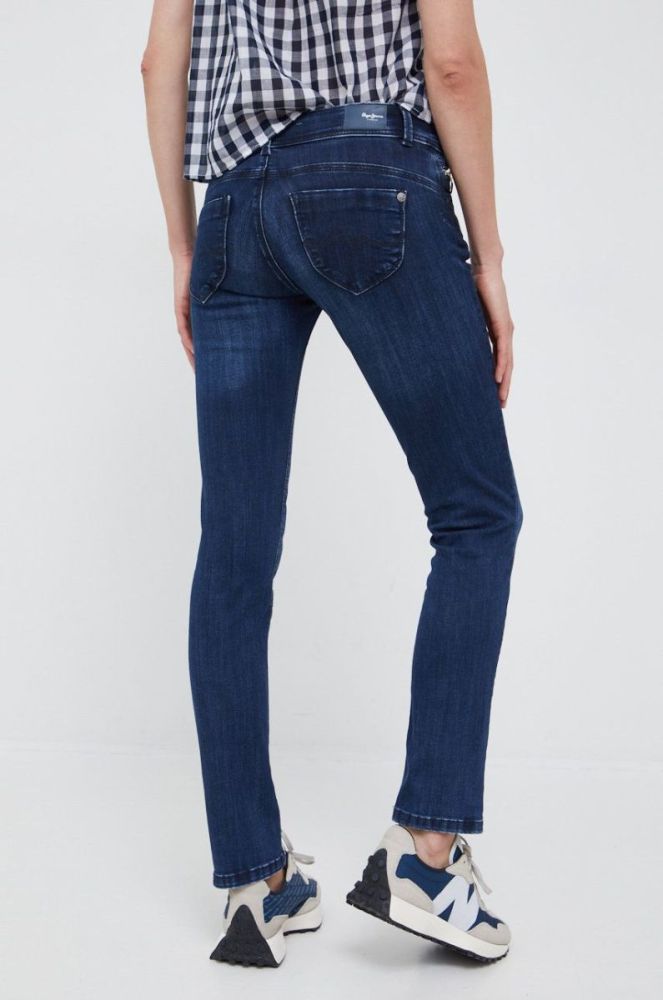 Джинси Pepe Jeans жіночі середня посадка колір темно-синій (2471419) фото 3