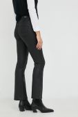 Штани Pepe Jeans Dion Flare жіночі колір чорний кльош висока посадка