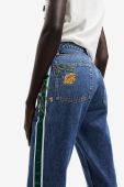 Джинси Desigual жіночі висока посадка колір блакитний (2590803)