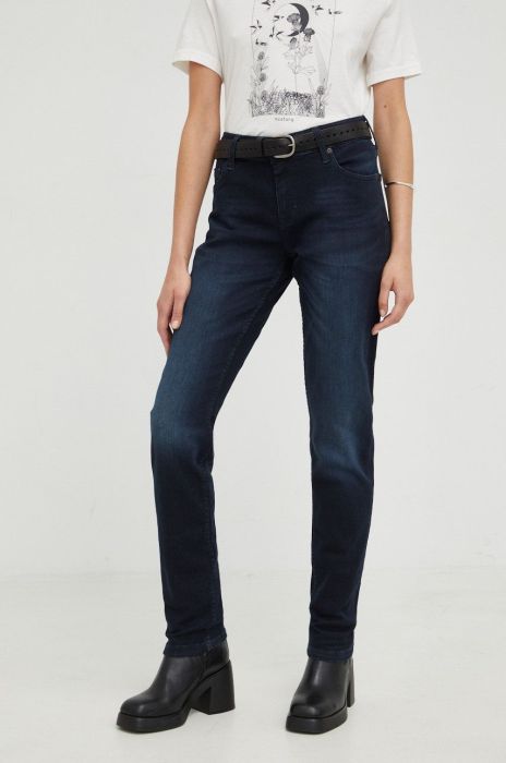 Джинси Mustang Sissy Slim жіночі висока посадка колір темно-синій
