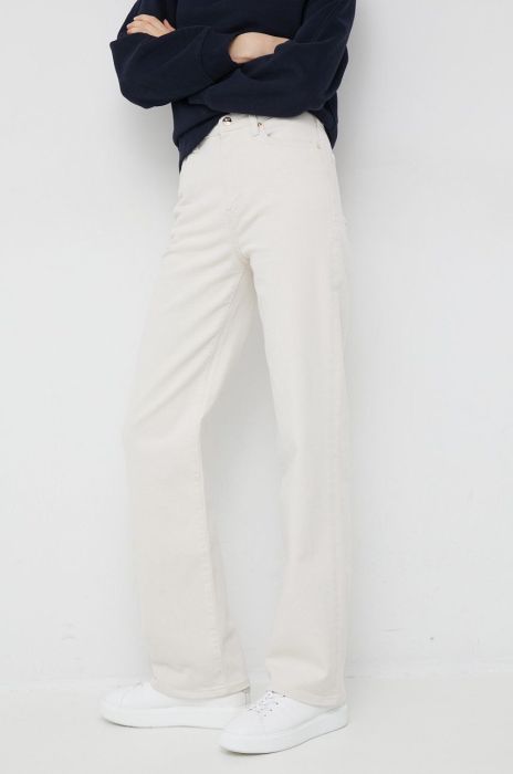 Джинси Tommy Hilfiger жіночі висока посадка колір бежевий (2771076)