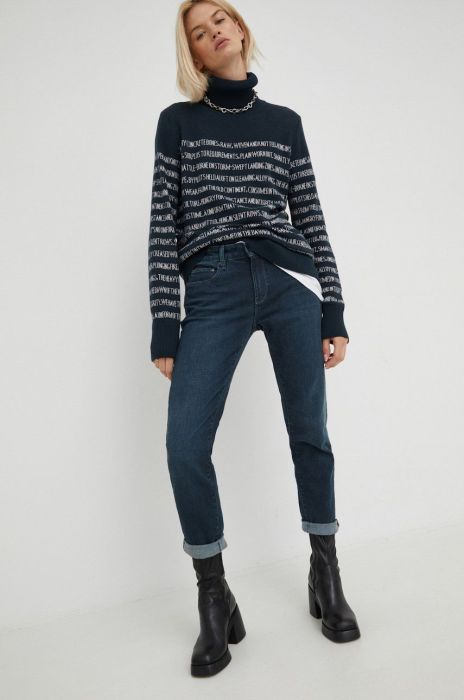 Джинси G-Star Raw жіночі висока посадка колір темно-синій (2671225)