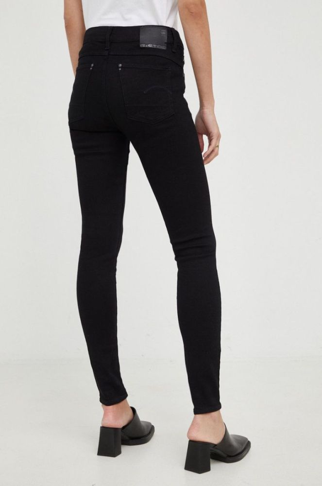 Джинси G-Star Raw жіночі висока посадка колір чорний (2629342) фото 3