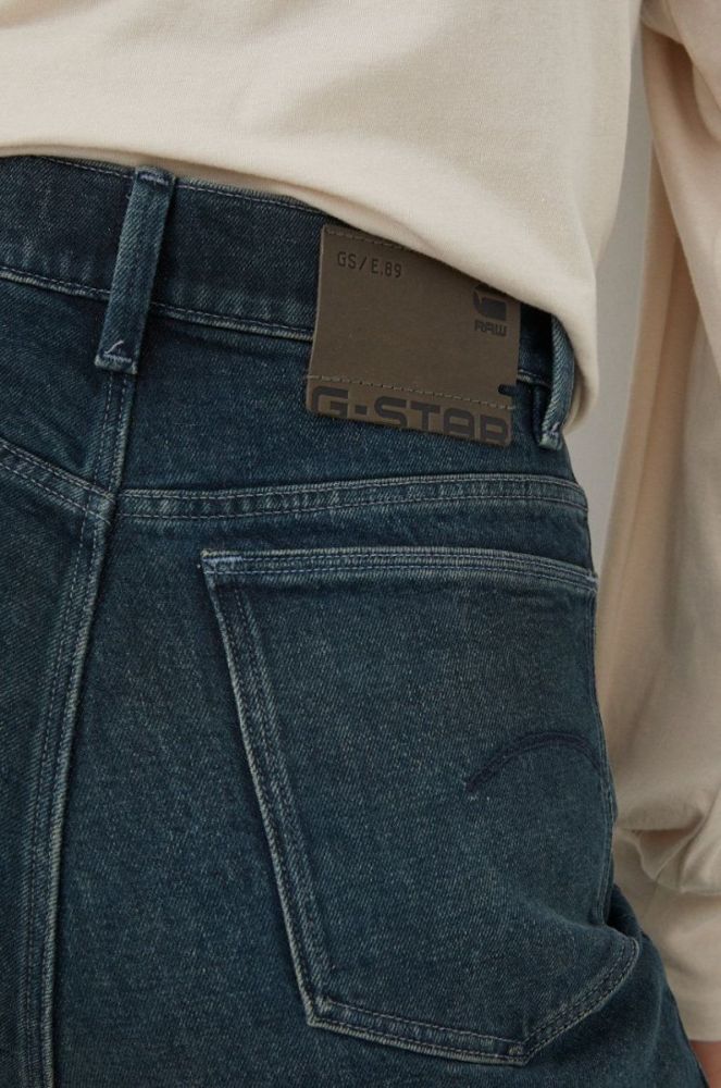 Джинси G-Star Raw жіночі висока посадка колір блакитний (2670412) фото 4