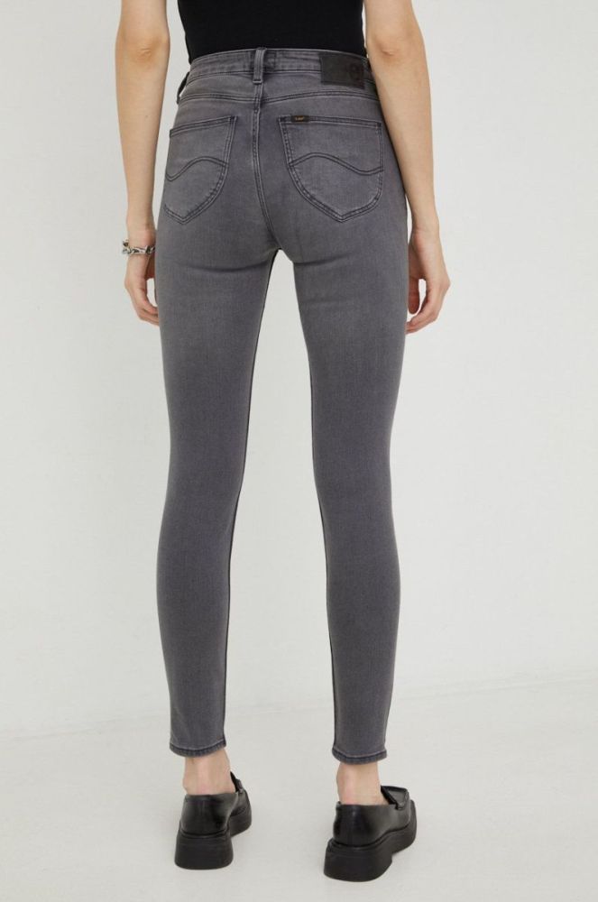 Джинси Lee Scarlett High Storm Grey жіночі висока посадка колір сірий фото 3