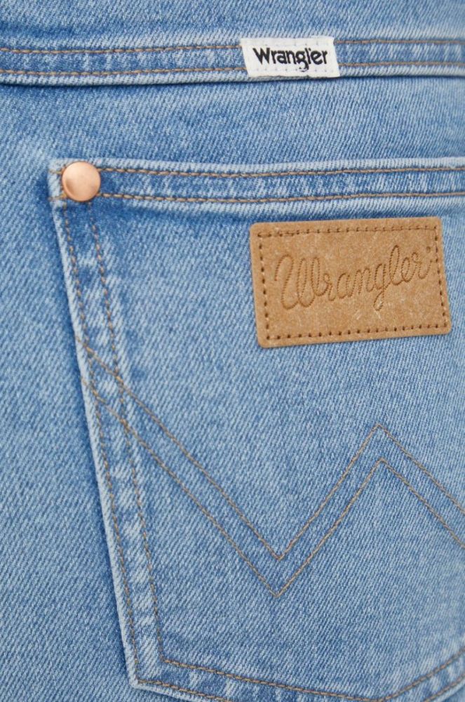 Джинси Wrangler Wild West Mauna жіночі висока посадка колір фіолетовий фото 4