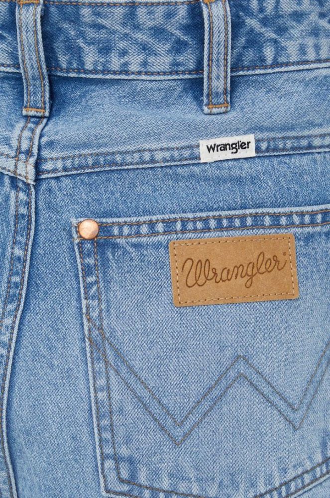 Джинси Wrangler Barrel Ariel жіночі висока посадка колір блакитний фото 4