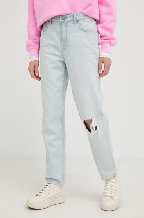 Джинси Lee Carol Right Wrongs жіночі висока посадка колір блакитний