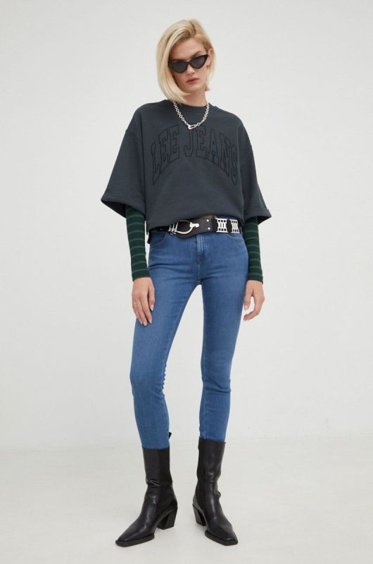 Джинси Wrangler Skinny Daydream жіночі середня посадка колір блакитний фото 2