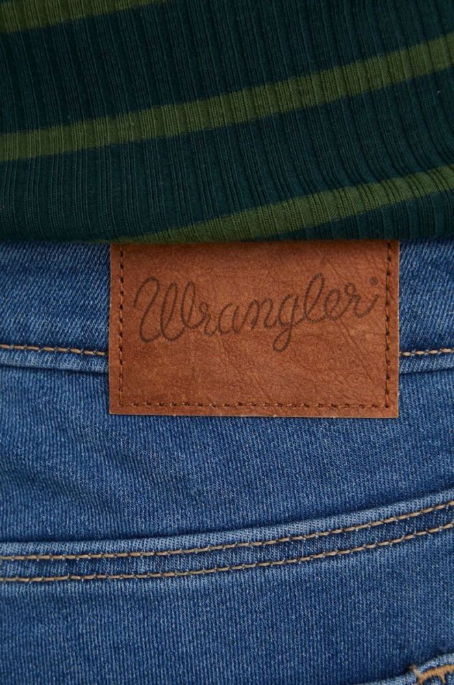 Джинси Wrangler Skinny Daydream жіночі середня посадка колір блакитний фото 4