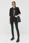 Штани Morgan жіночі висока посадка колір чорний (2694950)