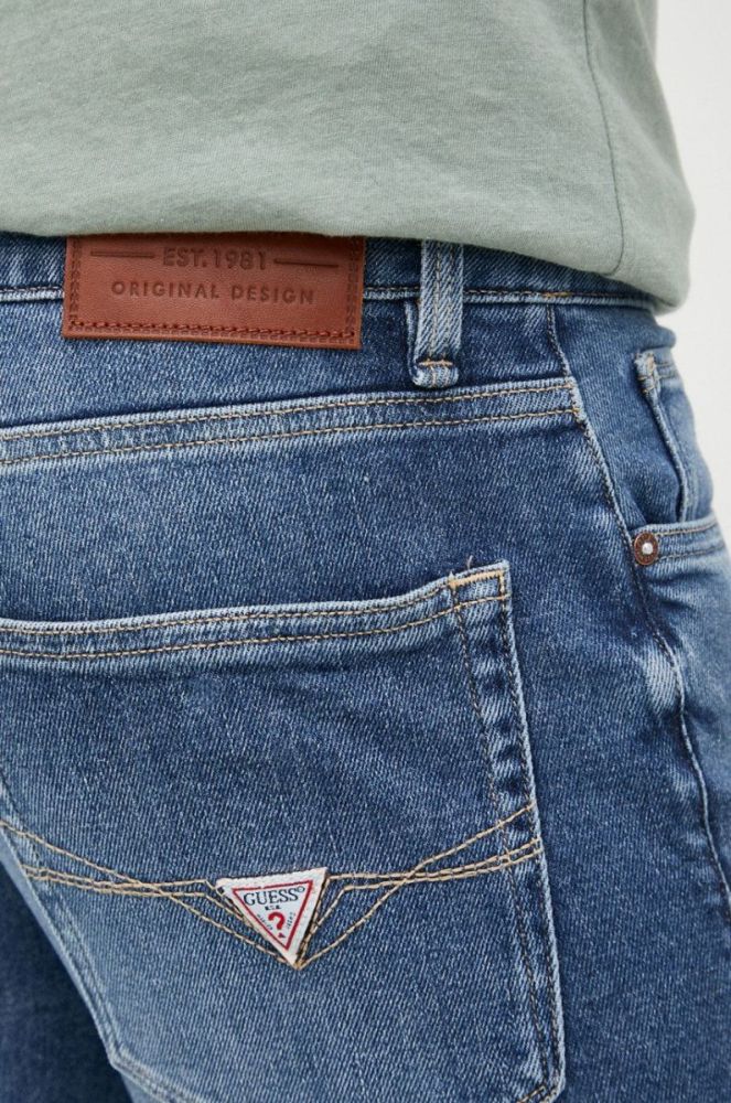 Джинси Guess чоловічі колір блакитний (2537465) фото 4