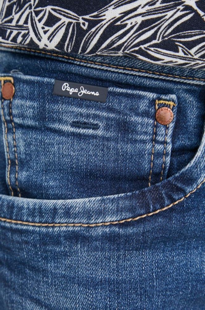 Джинси Pepe Jeans чоловічі колір темно-синій (2543336) фото 4