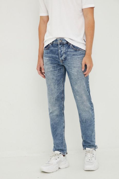 Джинси United Colors of Benetton чоловічі колір блакитний (2591719)