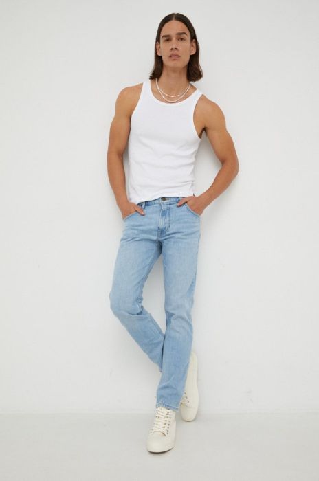 Джинси Lee Rider Winter Blue Sky чоловічі колір блакитний