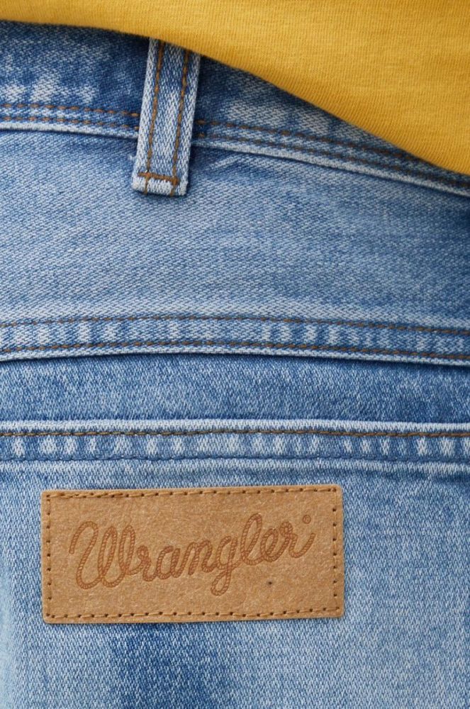 Джинси Wrangler Texas Taper Okie чоловічі колір блакитний фото 4