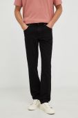 Джинси Wrangler Texas Slim Black Valley чоловічі колір чорний