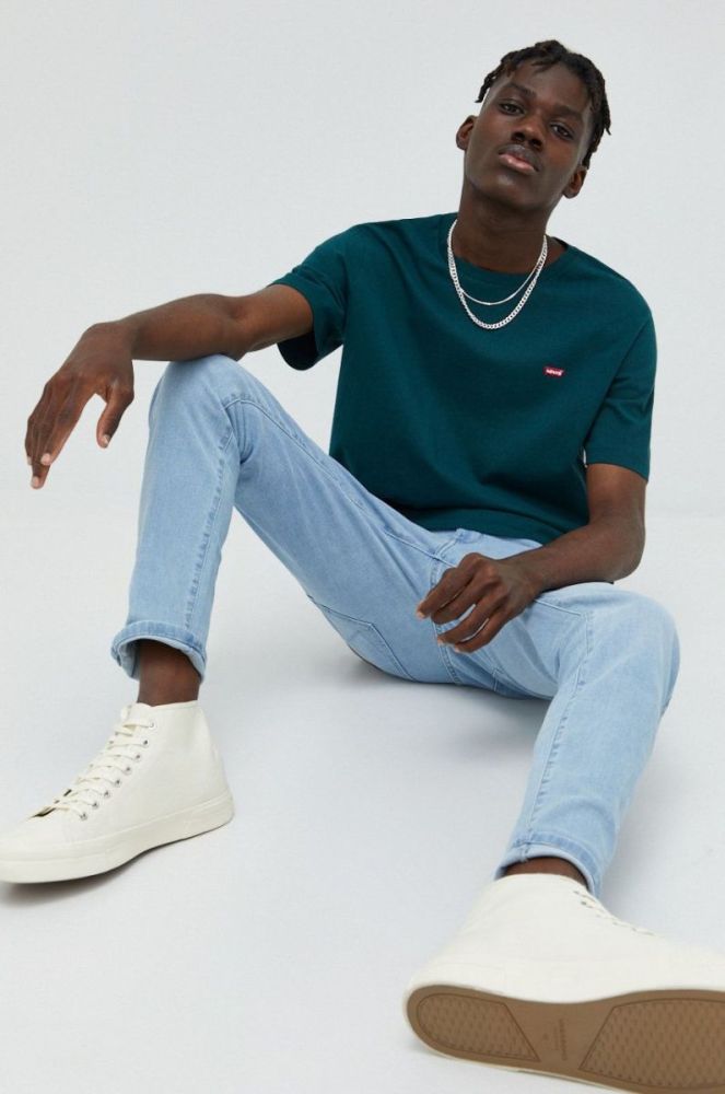 Джинси Wrangler Bryson Trace чоловічі колір блакитний фото 2
