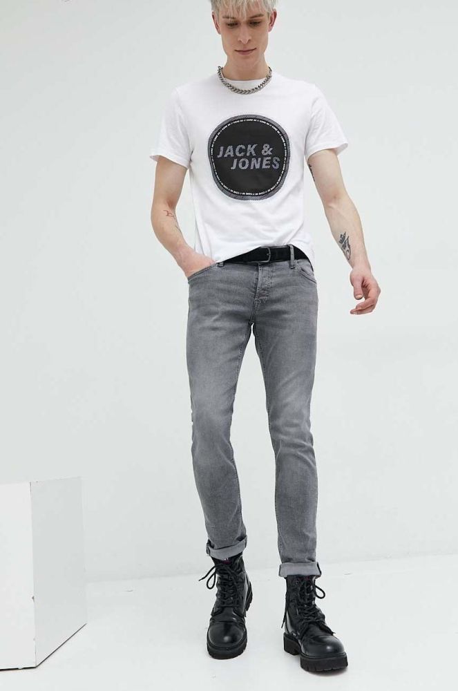 Джинси Jack & Jones Glenn чоловічі колір сірий (2854126)