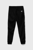 Дитячі спортивні штани Guess колір чорний однотонні (2627100) Дитячі спортивні штани Guess колір чорний однотонні (2627100)