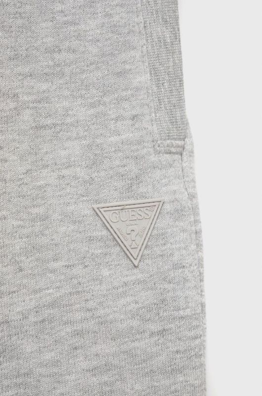 Дитячі спортивні штани Guess колір сірий меланж (2420916) фото 2