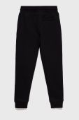 Дитячі спортивні штани Guess колір чорний меланж