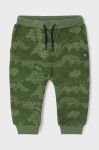 Дитячі спортивні штани Mayoral колір зелений візерунок Дитячі спортивні штани Mayoral колір зелений візерунок