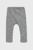 Дитячі штани Name it колір сірий меланж