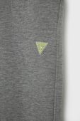 Дитячі штани Guess колір сірий однотонні